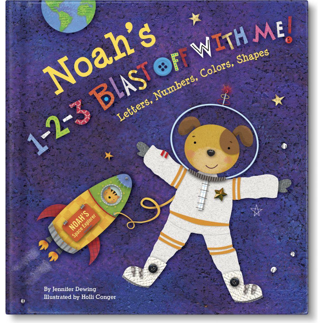 1-2-3 Blast Off With Me Personalized Board Book | Books Books Books