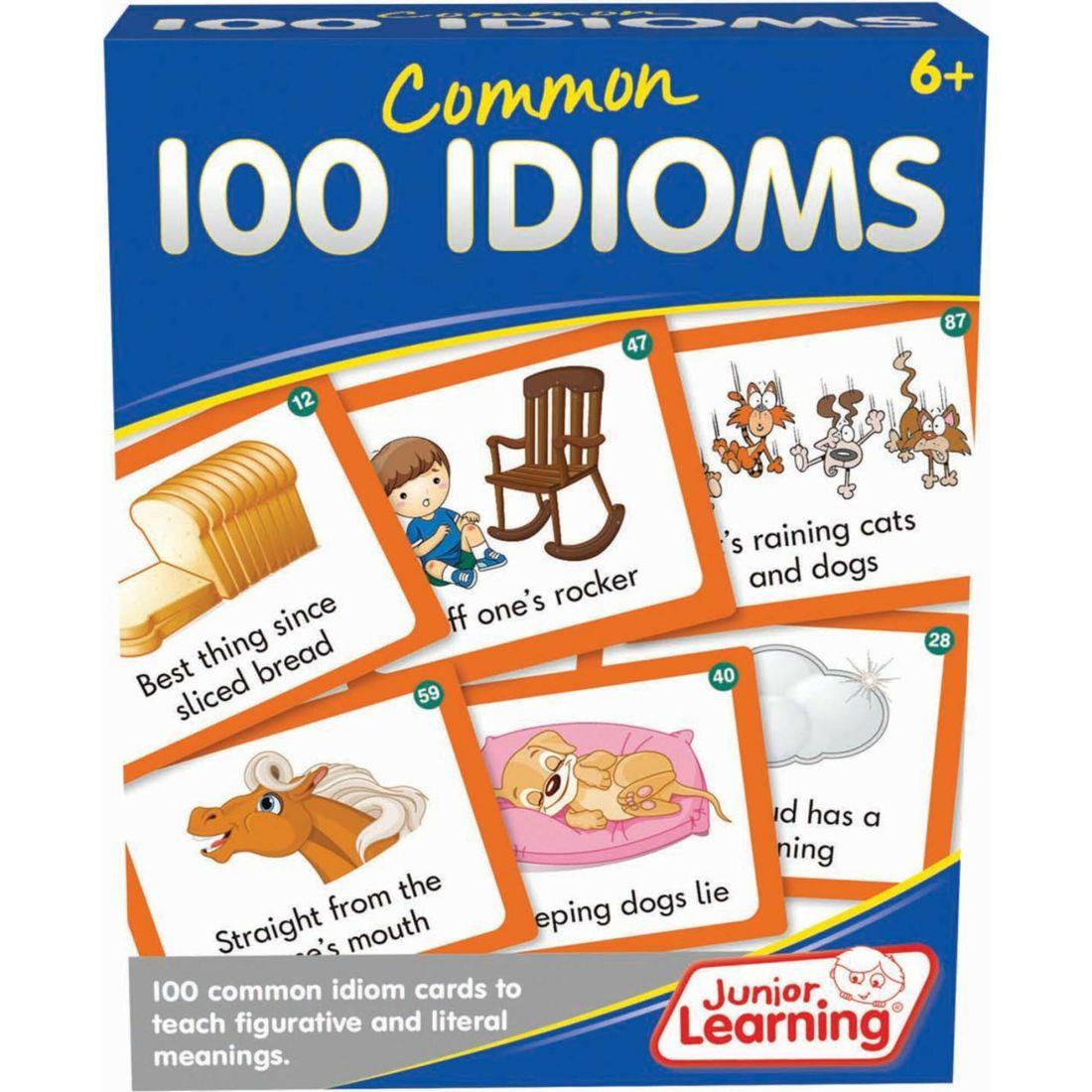 100 Common Idioms Educational Activity Cards | Educational Toys Educational Toys Educational Toys