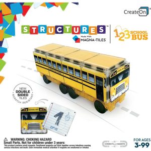 123 School Bus Magna-Tiles Structures | STEM Toys Kids STEM Toys