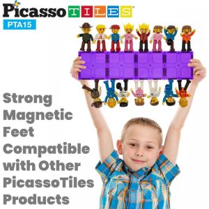 15 Piece Character Figure Set | Toy Figures & Playsets Imaginative Learning Multi