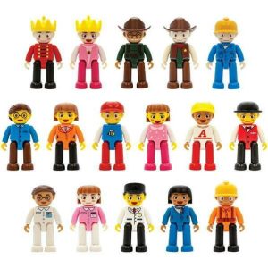 16 Piece Character Figure Set | Toy Figures & Playsets Imaginative Learning Multi