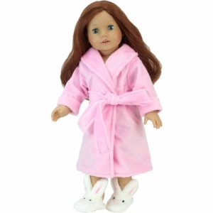 18” Doll Bunny Slippers, White | Dolls & Doll Accessories Dolls & Doll Accessories Dolls & Doll Accessories