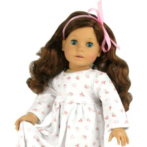 18" Doll Floral Print Nightgown, White | Dolls & Doll Accessories Dolls & Doll Accessories Dolls & Doll Accessories