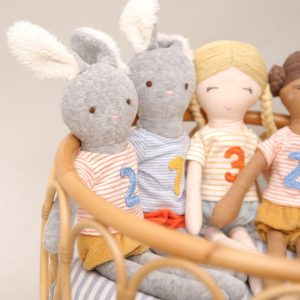 1St Year Birthday Medium Bunny Doll | Plush Baby & Toddler Multi