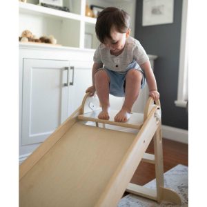 2-In-1 Folding Learn ‘N Slide Natural | Play Room Kids Natural