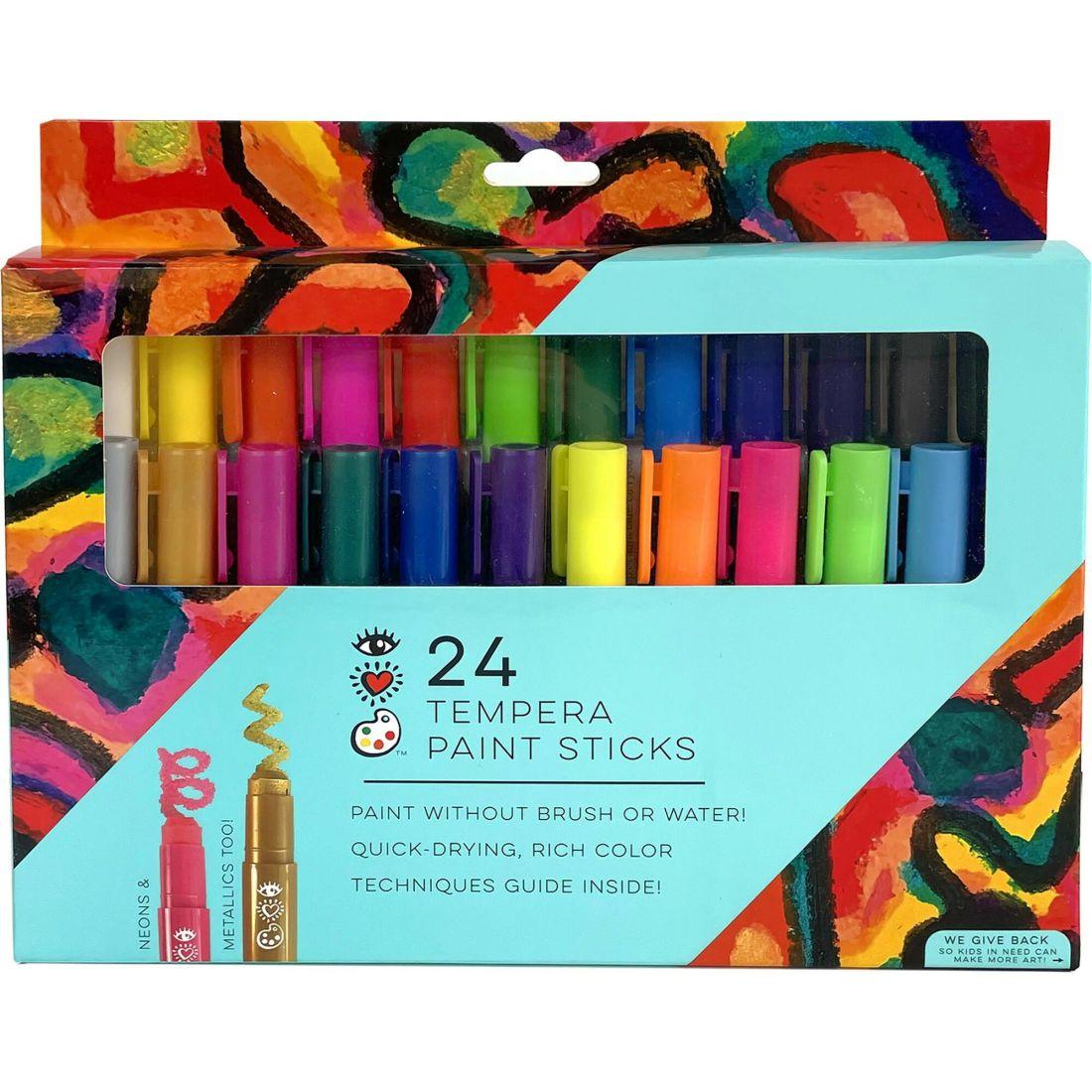 24 Tempera Paint Sticks | Arts & Crafts Arts & Crafts Arts & Crafts