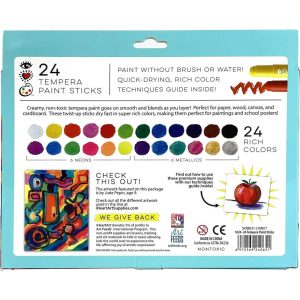 24 Tempera Paint Sticks | Arts & Crafts Arts & Crafts Arts & Crafts