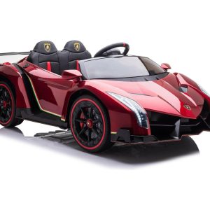 24V 4X4 Lamborghini Veneno 2 Seater Ride On Car Red | Ride-Ons Outdoor Ride-Ons