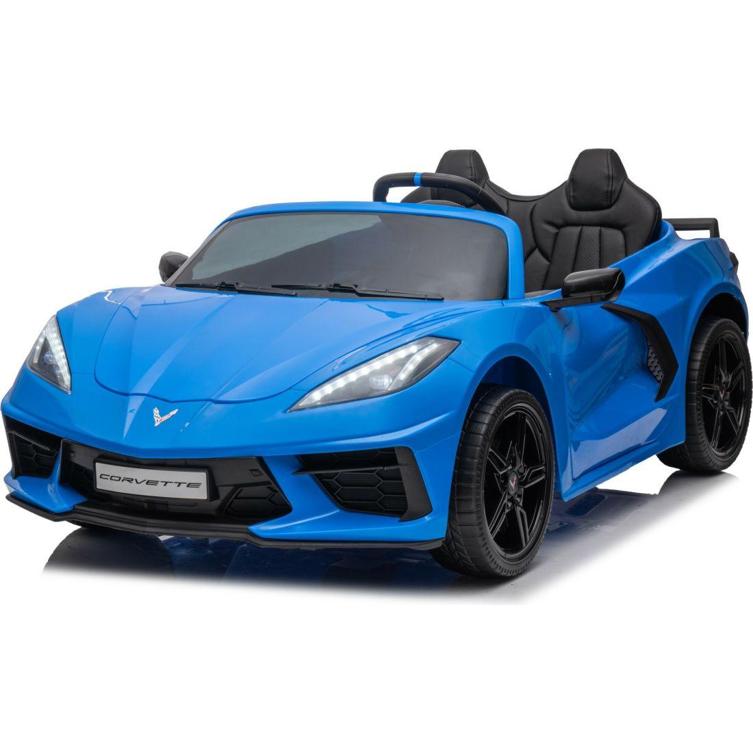 24V Chevrolet Corvette C8 2-Seater Ride On Car | Ride-Ons Outdoor Blue