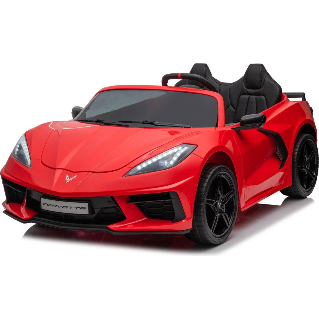 24V Chevrolet Corvette C8 2-Seater Ride On Car | Ride-Ons Outdoor Red