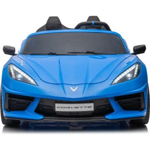 24V Chevrolet Corvette C8 2-Seater Ride On Car | Ride-Ons Outdoor Blue