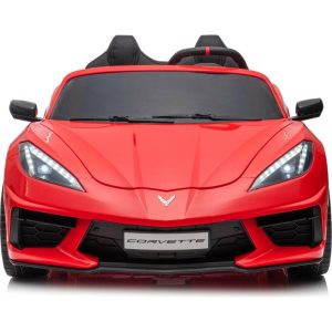 24V Chevrolet Corvette C8 2-Seater Ride On Car | Ride-Ons Outdoor Red