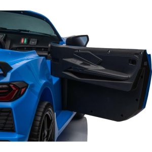 24V Chevrolet Corvette C8 2-Seater Ride On Car | Ride-Ons Outdoor Blue