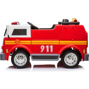 24V Freddo Fire Truck 2-Seater Ride On | Ride-Ons Outdoor Red