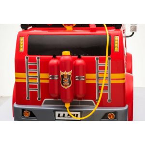 24V Freddo Fire Truck 2-Seater Ride On | Ride-Ons Outdoor Red