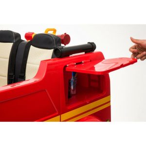 24V Freddo Fire Truck 2-Seater Ride On | Ride-Ons Outdoor Red