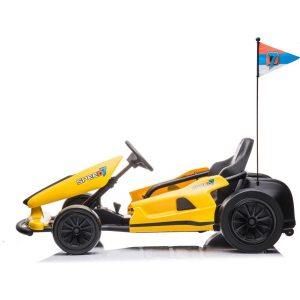 24Vdrifter 1 Seater Ride On Car Yellow | Ride-Ons Outdoor Ride-Ons