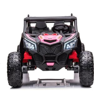 24Vnew Utv 2 Seater Ride On Pink | Yard & Lawn Games Outdoor Ride-Ons