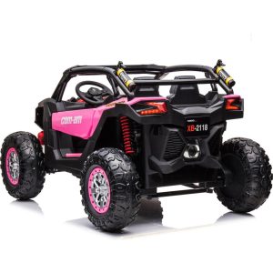 24Vnew Utv 2 Seater Ride On Pink | Yard & Lawn Games Outdoor Ride-Ons