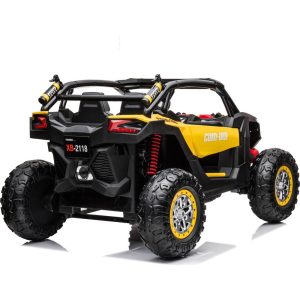 24Vnew Utv 2 Seater Ride On Yellow | Ride-Ons Outdoor Ride-Ons