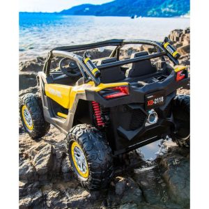 24Vnew Utv 2 Seater Ride On Yellow | Ride-Ons Outdoor Ride-Ons