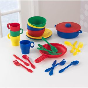 27Pc Cookware Set, Primary | Play Food & Accessories Kids Multi