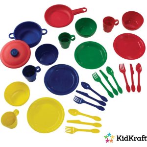 27Pc Cookware Set, Primary | Play Food & Accessories Kids Multi