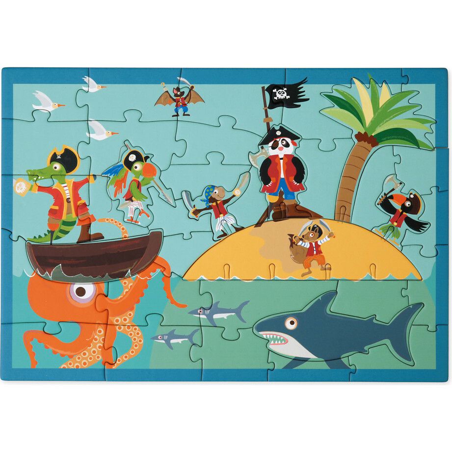 3D Play Puzzles Pirates | Puzzles Imaginative Learning Multi