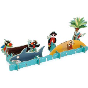 3D Play Puzzles Pirates | Puzzles Imaginative Learning Multi