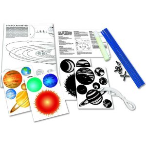 4M Glow-In-The-Dark Solar System Mobile Making Kit | STEM Toys Kids Multi