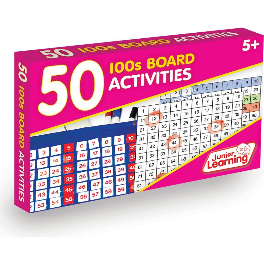 50 100S Board Activities For Ages 5-8 Kindergarten Grade 2 Learning | Educational Toys Educational Toys Educational Toys