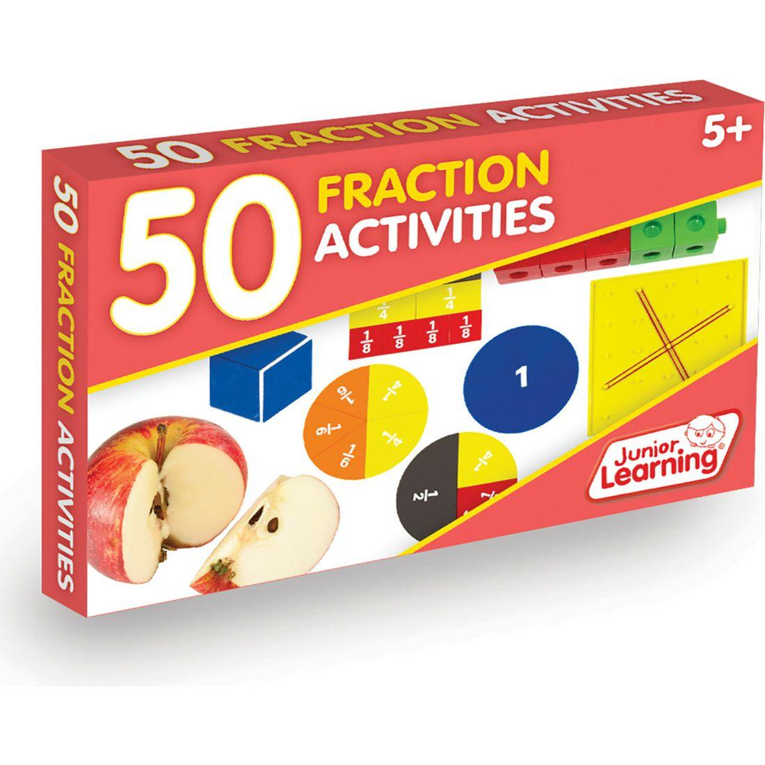 50 Fraction Activities, Kindergarten Grade 2 Learning | STEM Toys Kids Multi