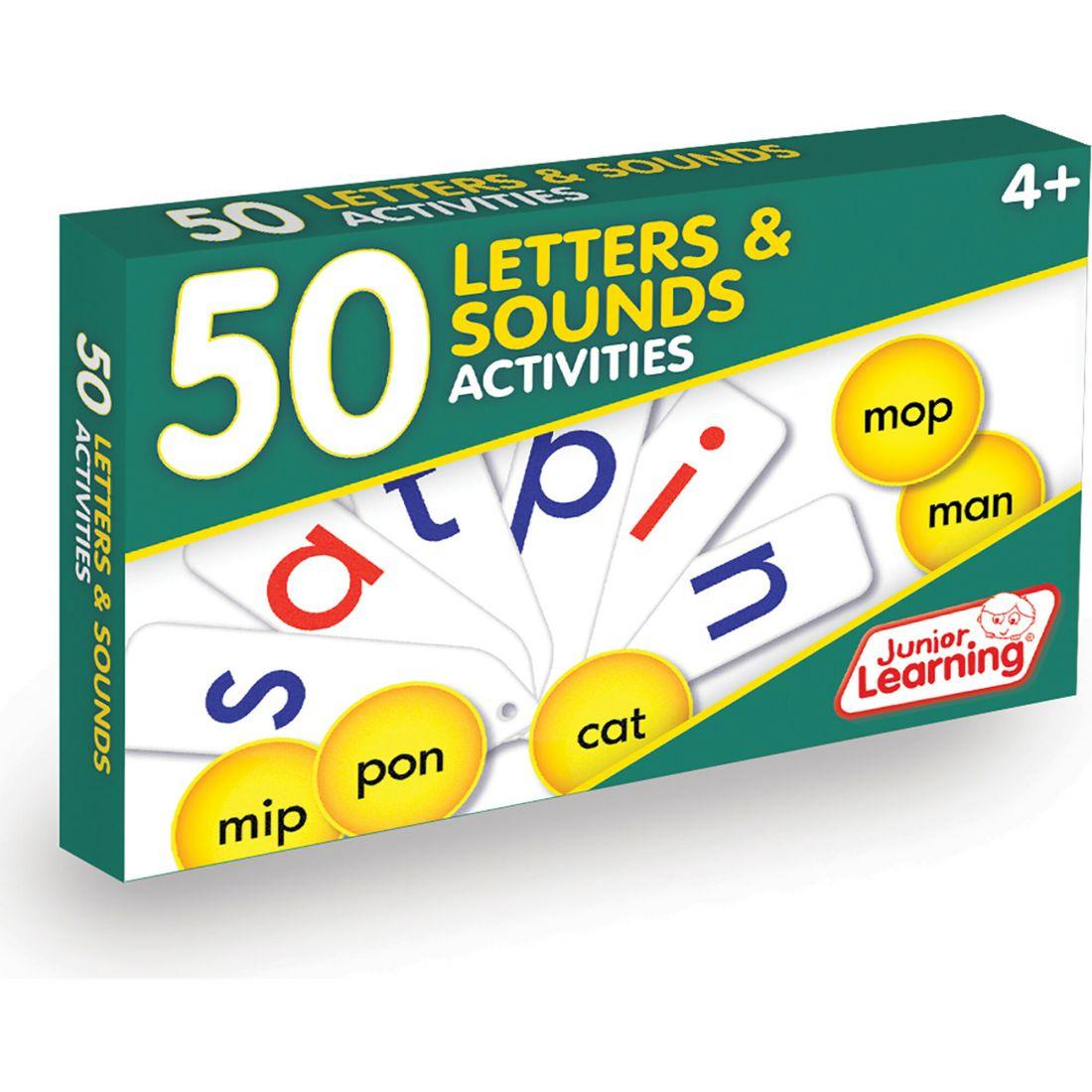 50 Letters & Sounds Activities Learning Set | Educational Toys Educational Toys Educational Toys