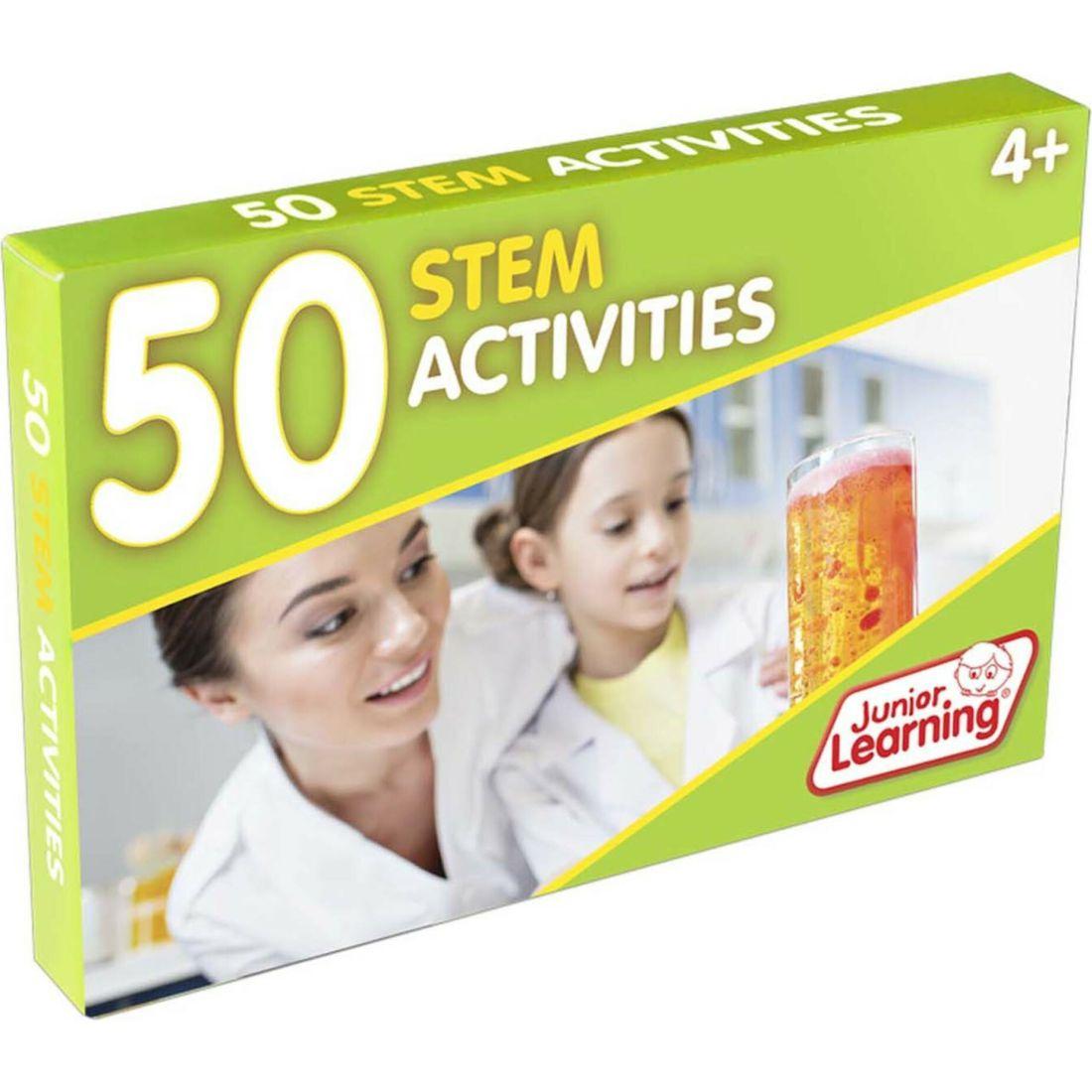 50 Stem Educational Activity Cards For Science | STEM Toys Kids Multi