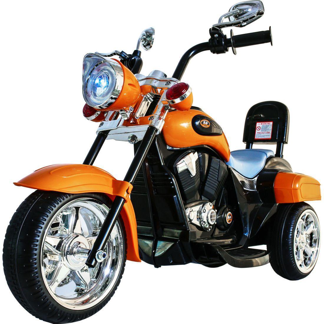 6Vchopper Style Ride On Trike Orange | Yard & Lawn Games Outdoor Ride-Ons