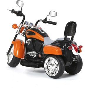 6Vchopper Style Ride On Trike Orange | Yard & Lawn Games Outdoor Ride-Ons