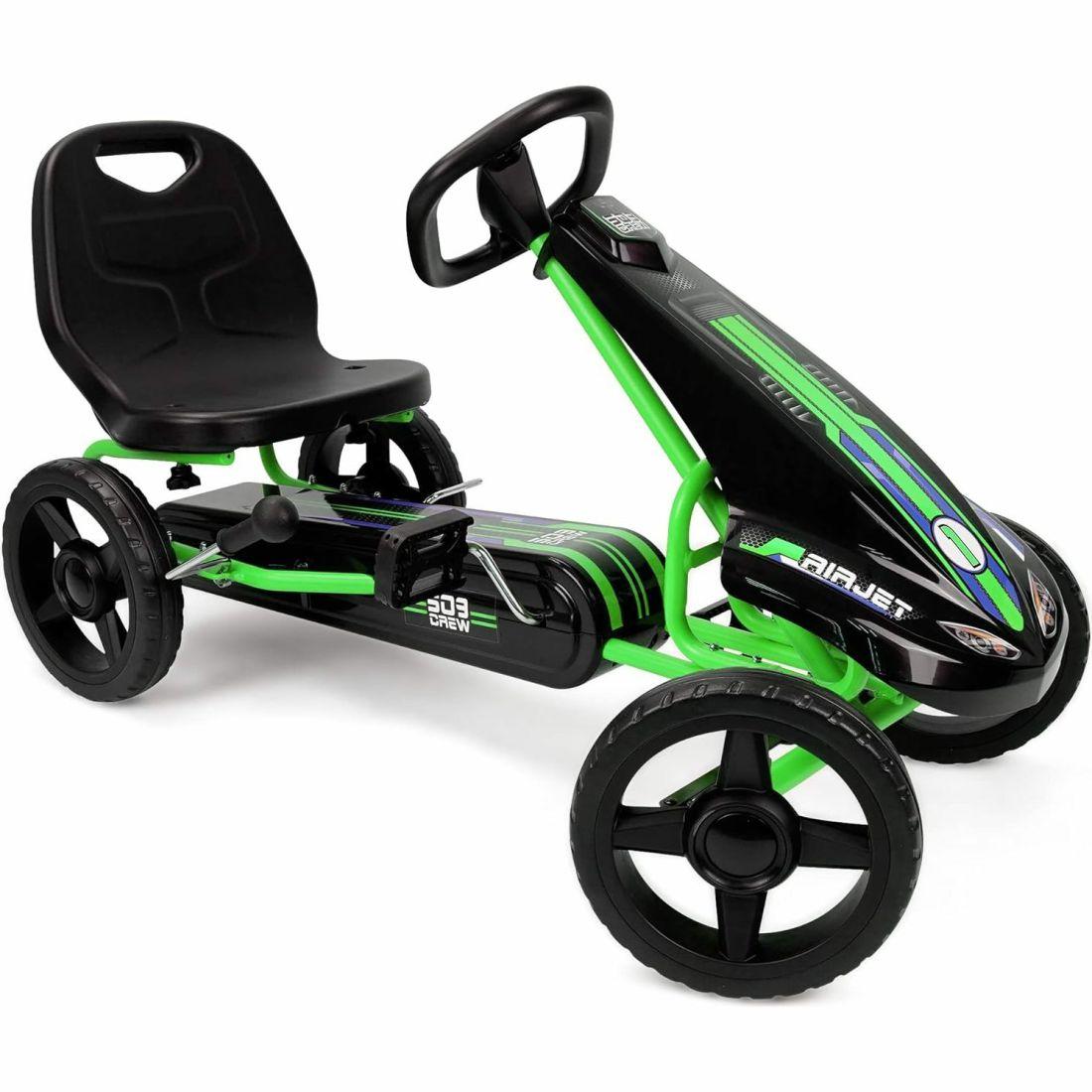 Air Jet Pedal Go Kart Ride On – Green | Ride-Ons Outdoor Multi