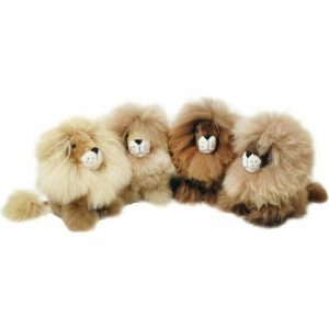 Alpaca Stuffed Lion, 12" | Plush Kids Beige