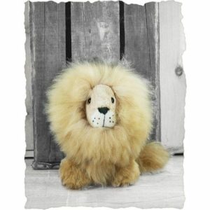 Alpaca Stuffed Lion, 12" | Plush Kids Beige