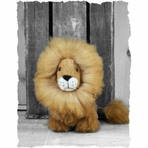 Alpaca Stuffed Lion, 12" | Plush Kids Beige