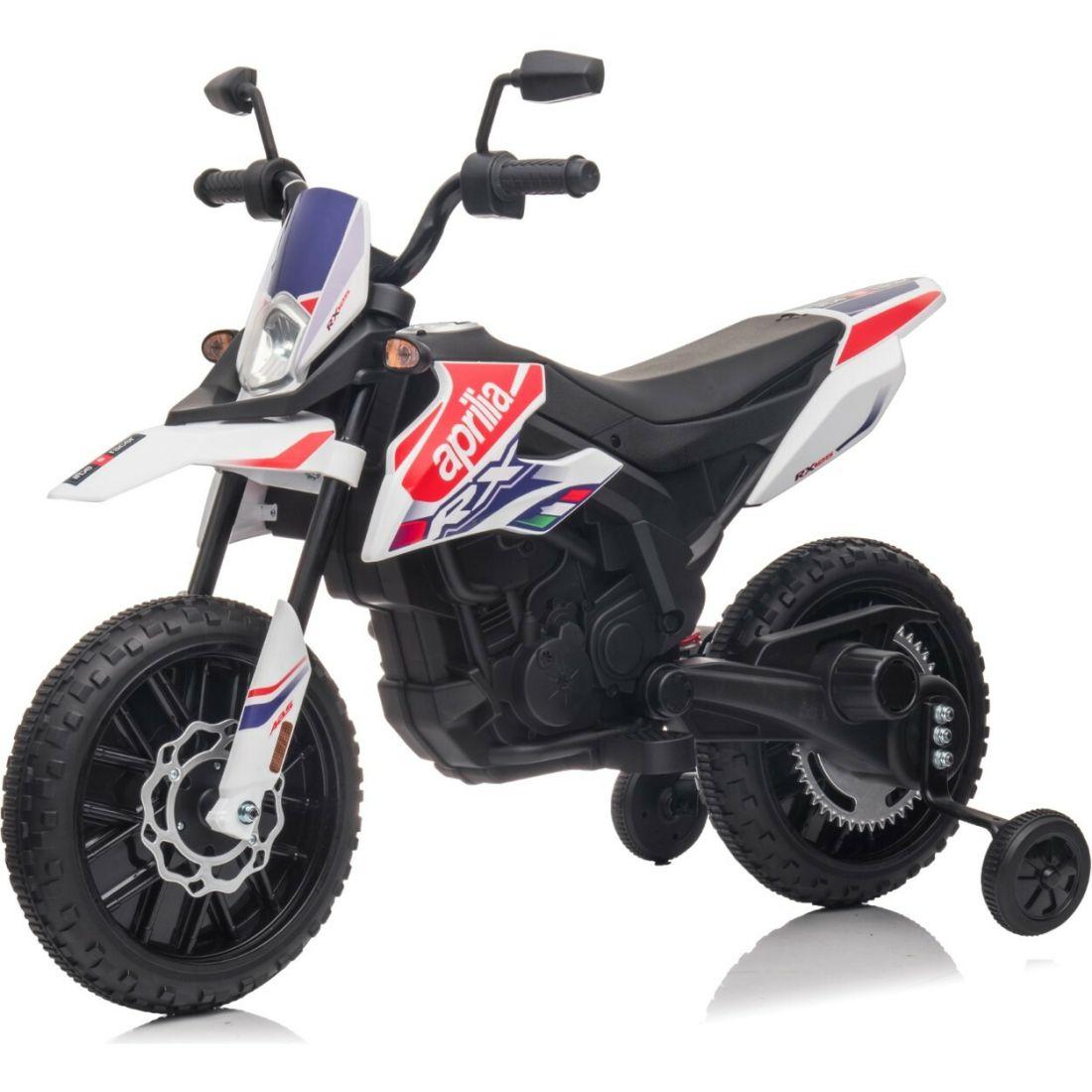 Aprilia Motorcycle 12V White | Ride-Ons Outdoor Ride-Ons