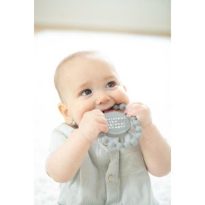 Assistant To The Manager Happy Teether, Grey | Teethers & Rattles Baby & Toddler Grey