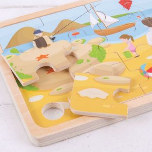 At The Seaside Puzzle | Puzzles Imaginative Learning Multi