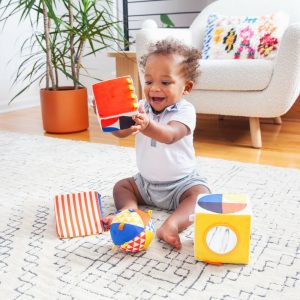 Baby Bauhaus, 4 Soft Objects | Activity Gyms & Playmats Activity Gyms & Playmats Activity Gyms & Playmats