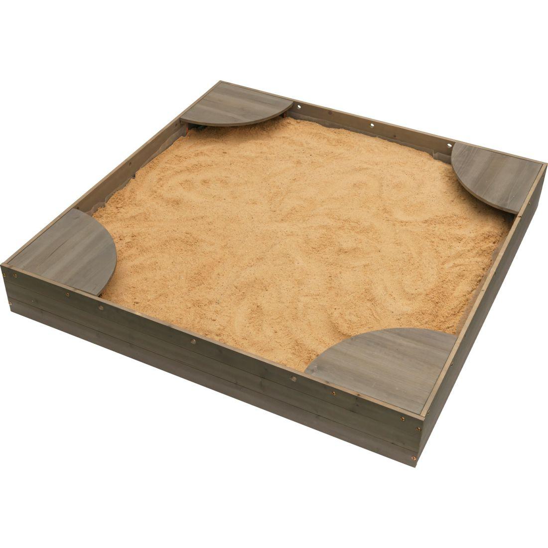 Backyard Sandbox, Gray | Yard & Lawn Games Outdoor Grey