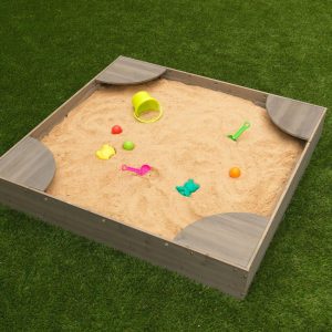 Backyard Sandbox, Gray | Yard & Lawn Games Outdoor Grey