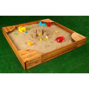 Backyard Sandbox, Honey | Yard & Lawn Games Outdoor Tan