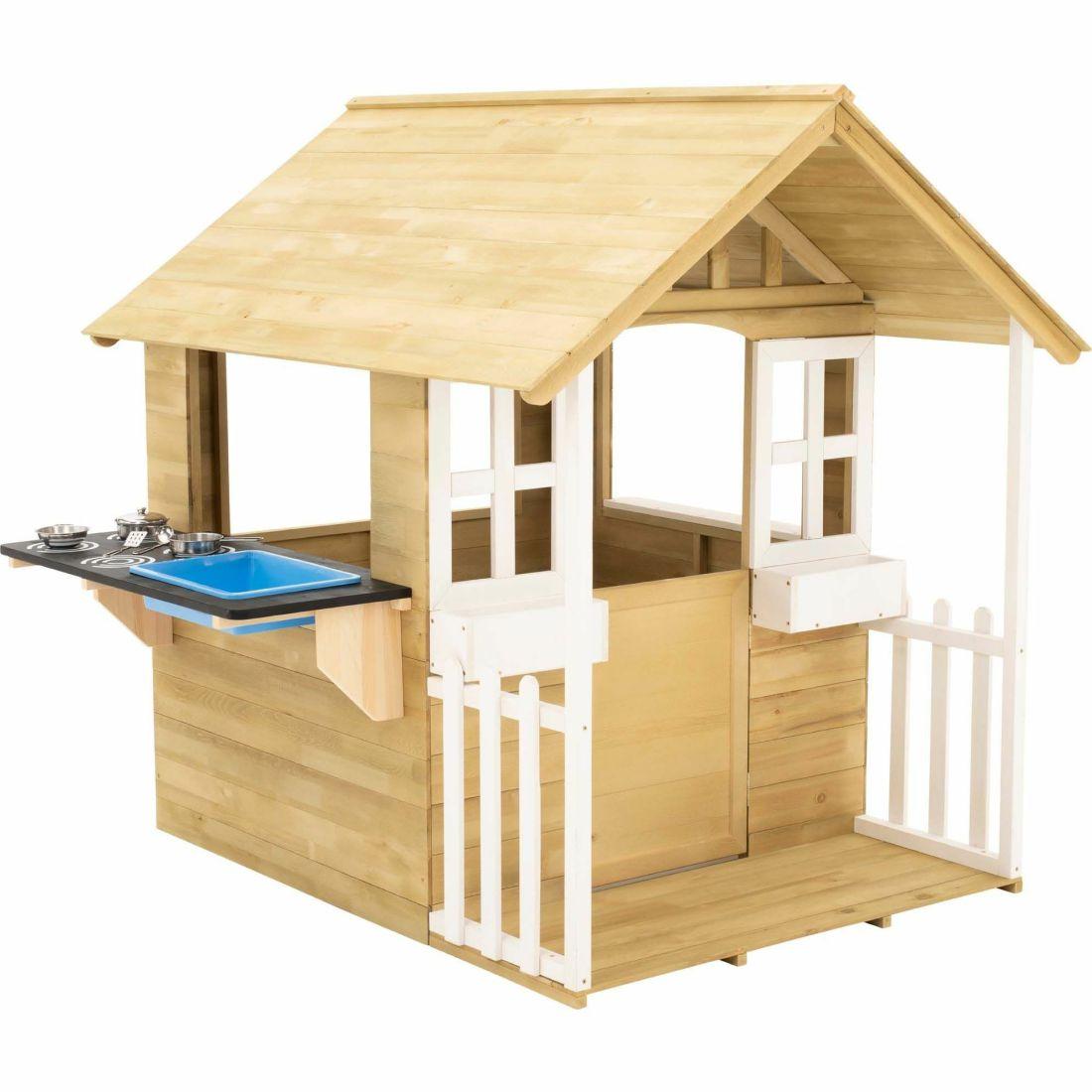 Bakewell Wooden Playhouse | Play Tents & Playhouses Imaginative Learning Play Tents & Playhouses