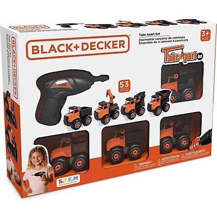 Black And Decker Take Apart Mini Construction Trucks Set | Educational Toys Educational Toys Educational Toys