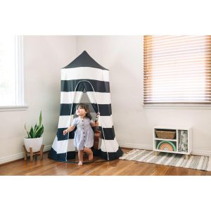 Black And White Pop Up Playhome, Stripes | Play Tents & Playhouses Imaginative Learning Play Tents & Playhouses